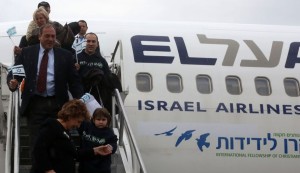 judios llegan a israel