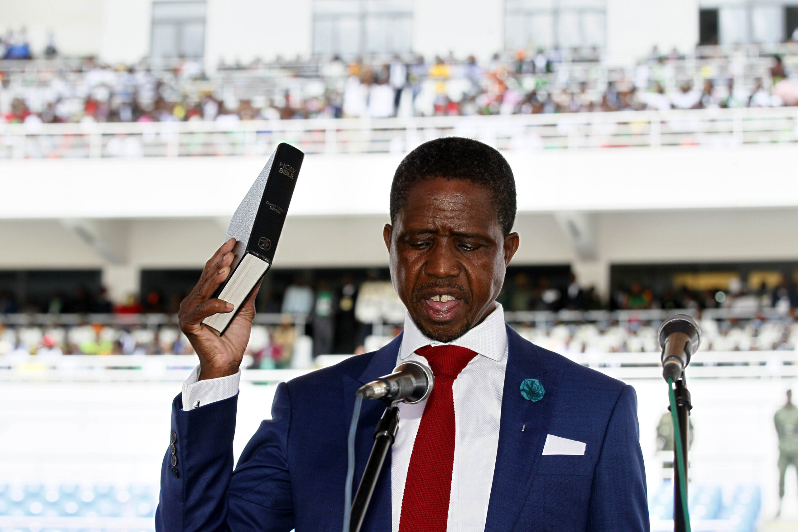 PRESIDENT EDGAR CHAGWA LUNGU TAKES OATH OF OFFICE
