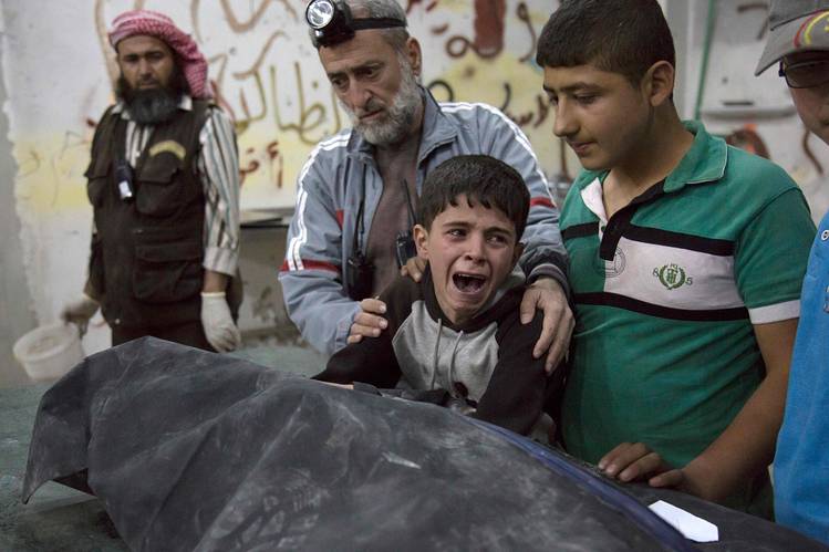 bombardeo en aleppo