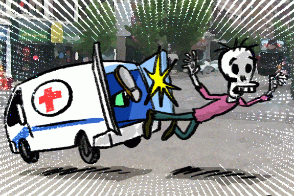 ambulancia abandona paciente