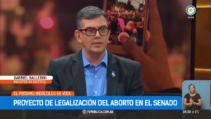 Gabriel Ballerini en la TV Pública - 2-8-18
