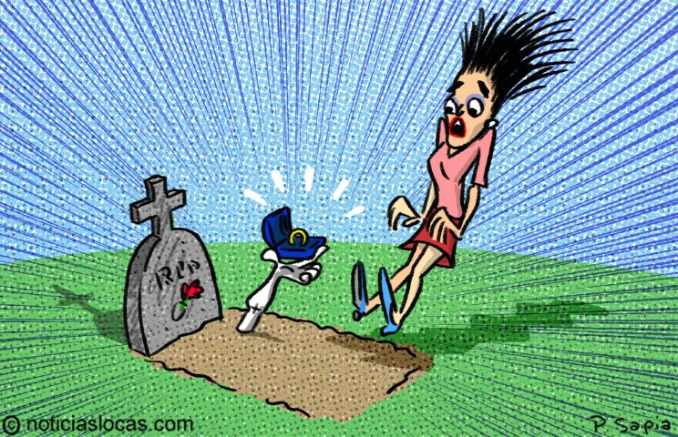 FINGE SU MUERTE