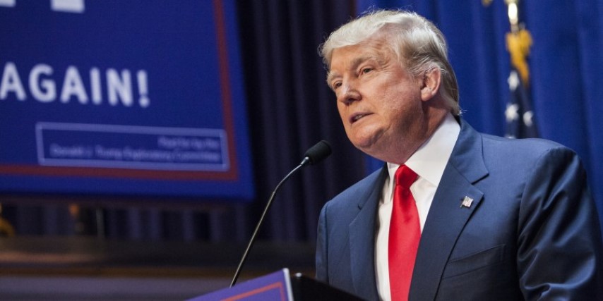 Donald Trump Makes Announcement At Trump Tower