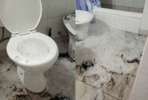Inodoros y ¿granizo?