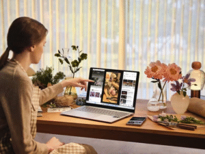 Una Samsung Galaxy Book4 Edge, con un chip Qualcomm Snapdragon X Elite
