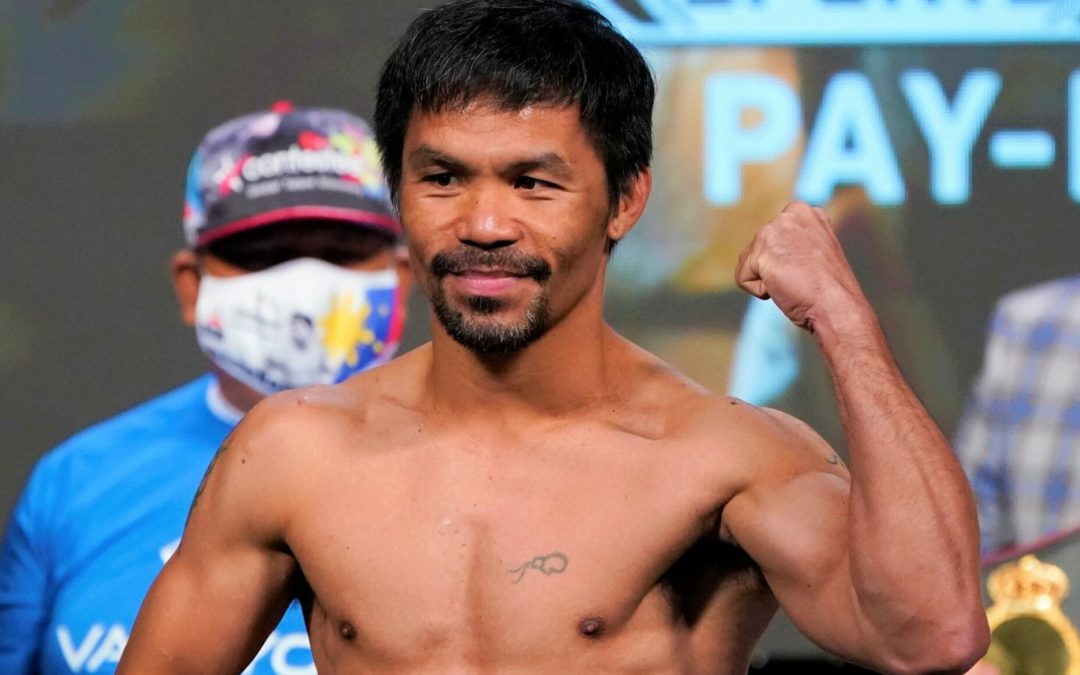 El boxeador cristiano Manny Pacquiao anunció su candidatura en Filipinas y deja en alto su fe