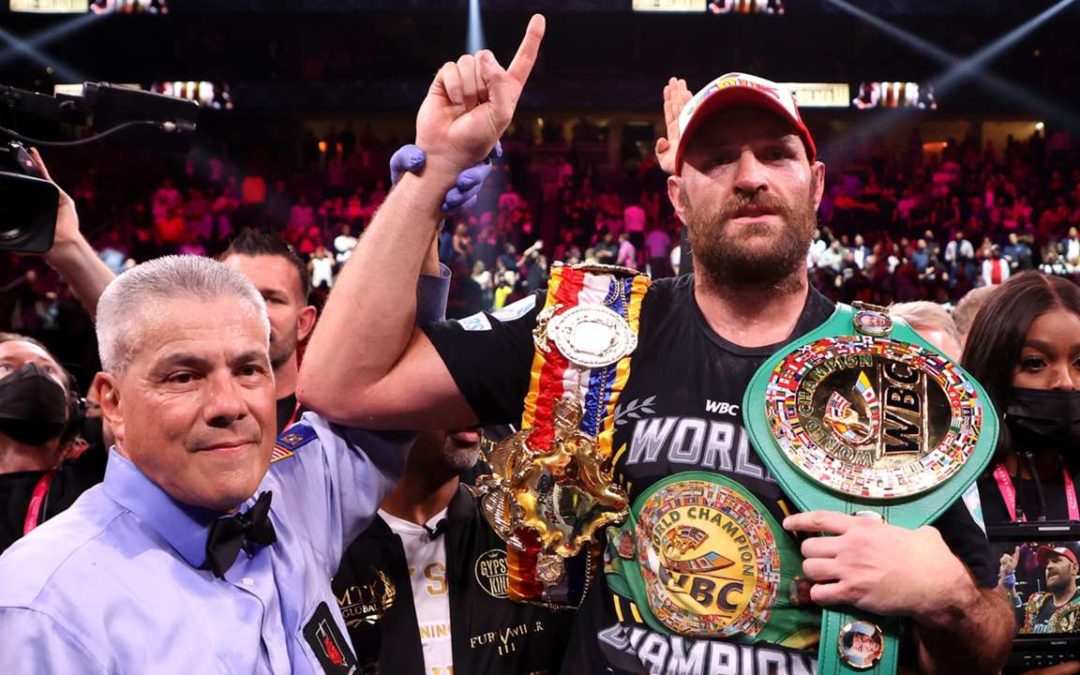 Campeón de peso pesado del título CMB Tyson Fury, agradece a Jesús después de la pelea con Deontay Wilder